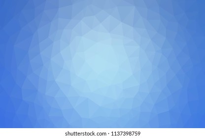Light BLUE vector abstract polygonal template. A completely new color illustration in a polygonal style. Textured pattern for your backgrounds.