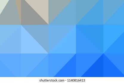 Light BLUE vector abstract polygonal template. Colorful illustration in abstract style with gradient. That new template can be used for your brand book.