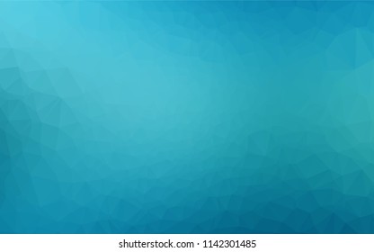 Light BLUE vector abstract polygonal texture. Colorful abstract illustration with gradient. The completely new template can be used for your brand book.