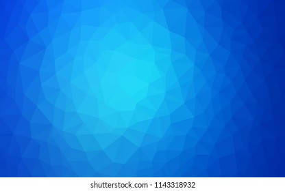 Light BLUE vector abstract polygonal template. Modern abstract illustration with triangles. A new texture for your web site.