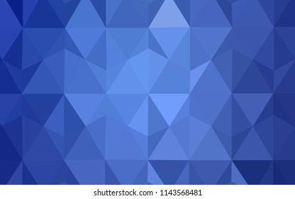 Light BLUE vector abstract polygonal pattern. Elegant bright polygonal illustration with gradient. New template for your brand book.