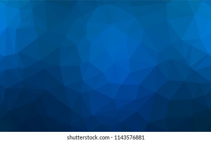 Light BLUE vector abstract polygonal texture. An elegant bright illustration with gradient. The completely new template can be used for your brand book.