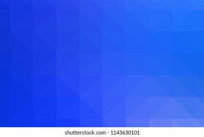 Light Blue vector abstract polygonal background. Creative geometric illustration in Origami style with gradient. Brand new design for your business.