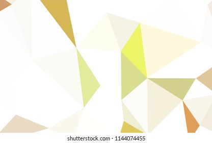 Light BLUE vector abstract polygonal pattern. Shining polygonal illustration, which consist of triangles. Best triangular design for your business.