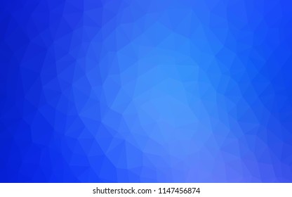 Light BLUE vector abstract polygonal pattern. A completely new color illustration in a polygonal style. Brand new style for your business design.