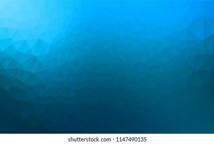 Light BLUE vector abstract polygonal layout. Colorful illustration in abstract style with gradient. A new texture for your design.