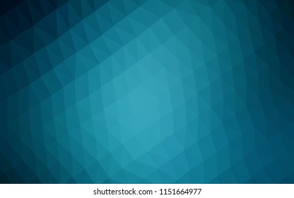 Light BLUE vector abstract polygonal texture. Modern geometrical abstract illustration with gradient. A completely new design for your business.