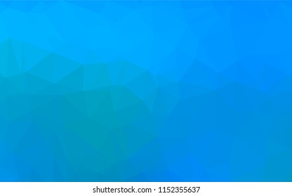 Light BLUE vector abstract polygonal texture. Geometric illustration in Origami style with gradient.  A completely new template for your business design.