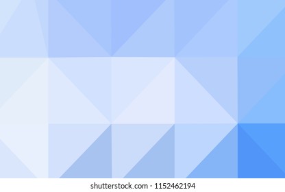 Light BLUE vector abstract polygonal background. Modern geometrical abstract illustration with gradient. The template for cell phone's backgrounds.