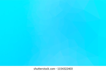 Light BLUE vector abstract polygonal layout. Colorful illustration in abstract style with gradient. Triangular pattern for your business design.