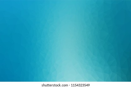 Light BLUE vector abstract polygonal texture. An elegant bright illustration with gradient. The template can be used as a background for cell phones.