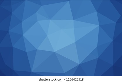 Light BLUE vector abstract polygonal texture. Brand new colored illustration in blurry style with gradient. The completely new template can be used for your brand book.