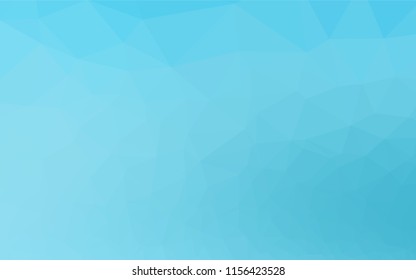 Light BLUE vector abstract polygonal texture. Colorful illustration in abstract style with gradient. The template can be used as a background for cell phones.