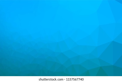 Light BLUE vector abstract polygonal cover. Modern geometrical abstract illustration with gradient. The elegant pattern can be used as part of a brand book.