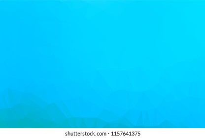 Light BLUE vector abstract polygonal texture. Brand new colored illustration in blurry style with gradient. A completely new design for your business.
