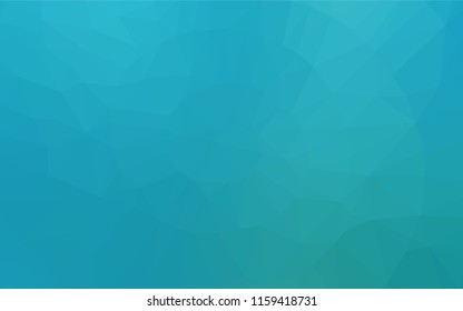 Light BLUE vector abstract polygonal texture. Creative geometric illustration in Origami style with gradient. The best triangular design for your business.