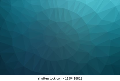 Light BLUE vector abstract polygonal cover. Modern geometrical abstract illustration with gradient. The completely new template can be used for your brand book.