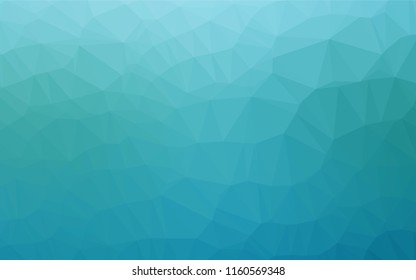Light BLUE vector abstract polygonal layout. Shining colored illustration in a Brand new style. The elegant pattern can be used as part of a brand book.