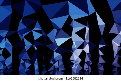 Light BLUE vector abstract polygonal cover. Modern geometrical abstract illustration with gradient. A new texture for your design.
