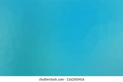 Light BLUE vector abstract polygonal layout. Creative geometric illustration in Origami style with gradient. A completely new template for your business design.