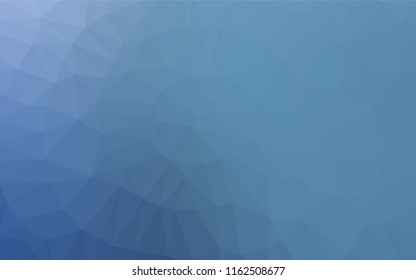 Light BLUE vector abstract polygonal cover. Triangular geometric sample with gradient.  A completely new design for your business.