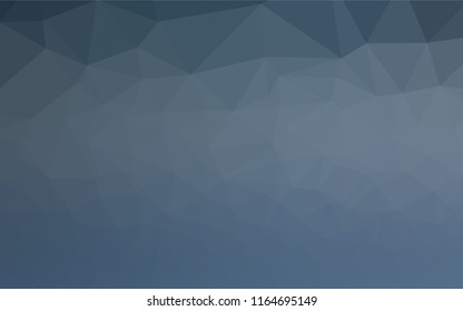 Light BLUE vector abstract polygonal layout. A sample with polygonal shapes. The elegant pattern can be used as part of a brand book.