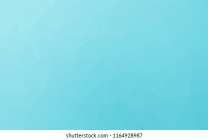 Light BLUE vector abstract polygonal layout. Glitter abstract illustration with an elegant design. The textured pattern can be used for background.