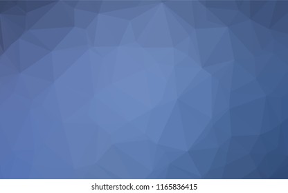 Light BLUE vector abstract polygonal layout. Modern geometrical abstract illustration with gradient. The elegant pattern can be used as part of a brand book.
