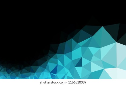 Light BLUE vector abstract polygonal texture. A vague abstract illustration with gradient. A new texture for your design.