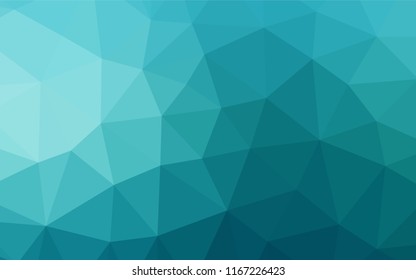 Light BLUE vector abstract polygonal layout. Creative geometric illustration in Origami style with gradient. A completely new design for your business.