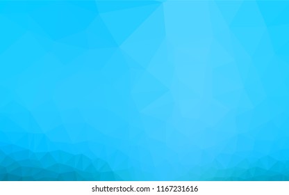 Light BLUE vector abstract polygonal texture. An elegant bright illustration with gradient. Brand new style for your business design.