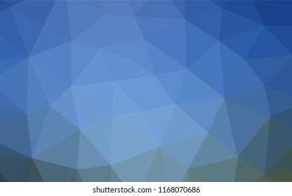 Light BLUE vector abstract polygonal cover. A vague abstract illustration with gradient. Brand new design for your business.