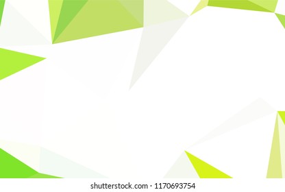 Light BLUE vector abstract polygonal template. Colorful abstract illustration with triangles. Completely new template for your banner.
