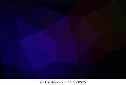 Light BLUE vector abstract polygonal background. A completely new color illustration in a polygonal style. Pattern for a brand book's backdrop.