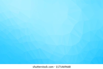 Light BLUE vector abstract polygonal layout. Colorful illustration in abstract style with gradient. Brand new style for your business design.