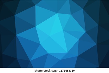 Light BLUE vector abstract polygonal pattern. Polygonal abstract illustration with gradient. A new texture for your web site.