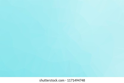 Light BLUE vector abstract polygonal layout. Shining colored illustration in a Brand new style. The completely new template can be used for your brand book.