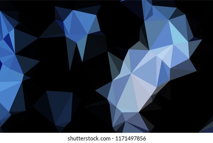 Light BLUE vector abstract polygonal cover. Modern geometrical abstract illustration with gradient. A new texture for your design.