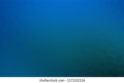 Light BLUE vector abstract polygonal texture. Creative geometric illustration in Origami style with gradient. A new texture for your design.