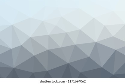 Light BLUE vector abstract polygonal texture. An elegant bright illustration with gradient. Brand new design for your business.