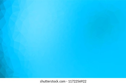Light BLUE vector abstract polygonal texture. Colorful illustration in abstract style with gradient. A completely new design for your business.