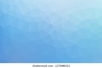Light BLUE vector abstract polygonal cover. Creative geometric illustration in Origami style with gradient. A completely new design for your business.