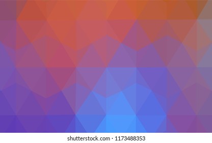 Light BLUE vector abstract polygonal background. Creative geometric illustration in Origami style with gradient. A new texture for your web site.