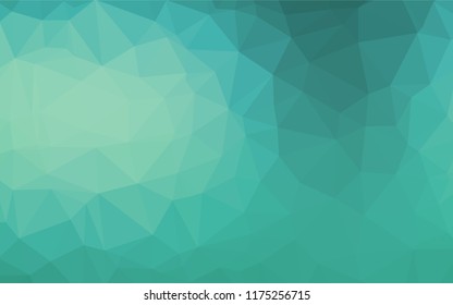 Light BLUE vector abstract polygonal texture. A sample with polygonal shapes. Triangular pattern for your business design.