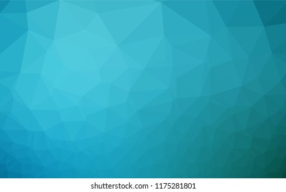 Light BLUE vector abstract polygonal texture. Colorful illustration in abstract style with gradient. The polygonal design can be used for your web site.
