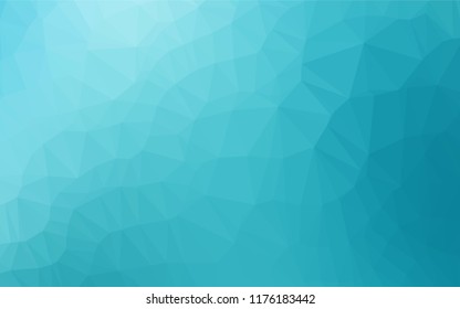 Light BLUE vector abstract polygonal layout. A vague abstract illustration with gradient. The elegant pattern can be used as part of a brand book.