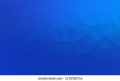 Light BLUE vector abstract polygonal texture. Colorful illustration in abstract style with gradient. The best triangular design for your business.