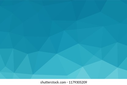 Light BLUE vector abstract polygonal cover. Modern geometrical abstract illustration with gradient. The elegant pattern can be used as part of a brand book.