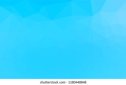 Light BLUE vector abstract polygonal texture. An elegant bright illustration with gradient. The textured pattern can be used for background.
