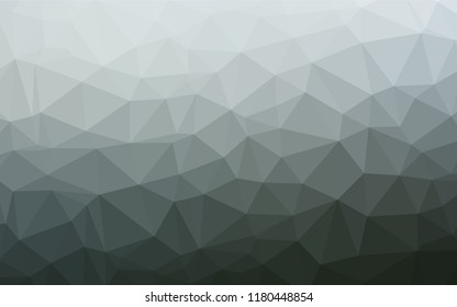Light BLUE vector abstract polygonal cover. Triangular geometric sample with gradient.  Brand new design for your business.